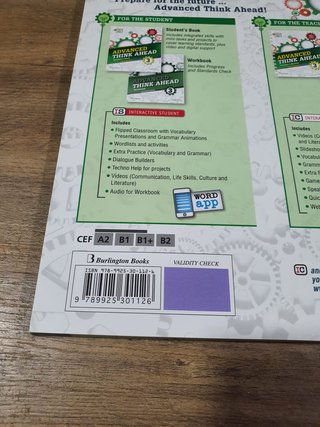Libro Inglés 3° ESO Advanced Think