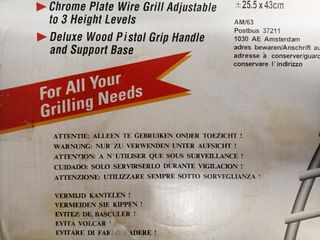 Parrilla Grill 10×17 Hibachi, brasa, no eléctrica