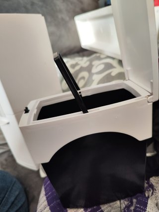 Cubo de basura baño con cepillo