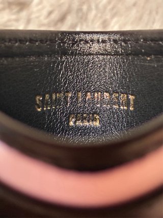 Portacarte Yves Saint Laurent (YSL) – Pelle Nera