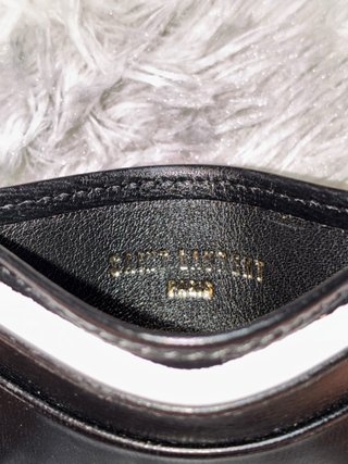 Portacarte Yves Saint Laurent (YSL) – Pelle Nera