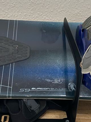 Tabla snow Burton bullet 59+fijaciones