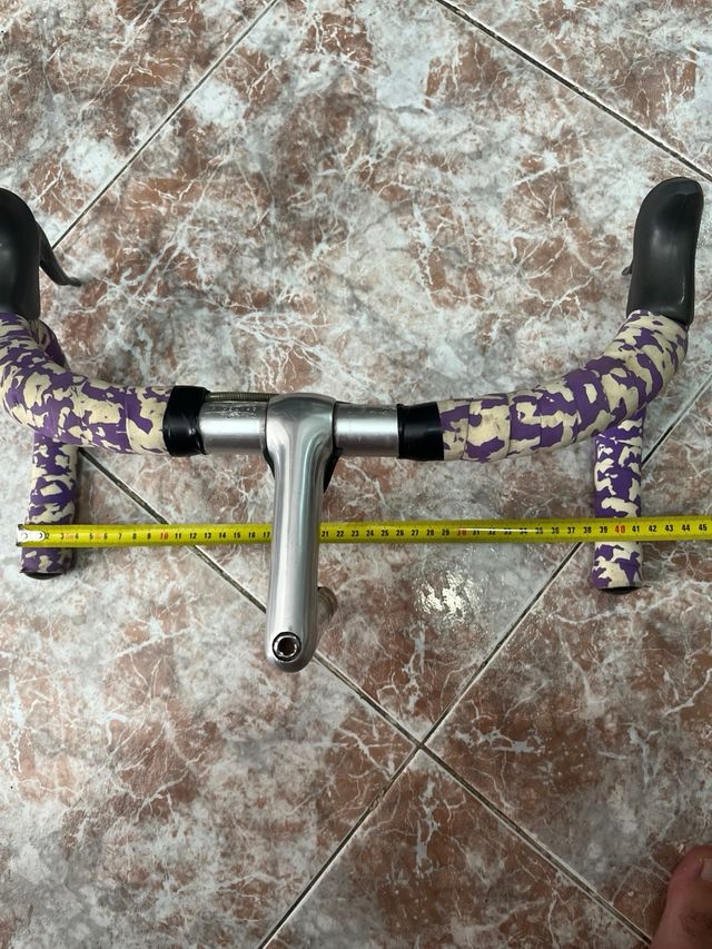 Potencia y manillar cinelli