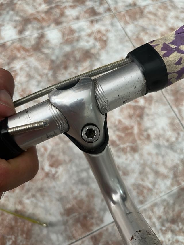 Potencia y manillar cinelli