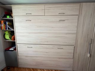 Litera abatible horizontal con armario nueva