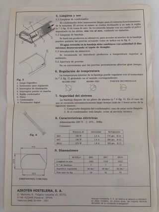 Vitrina enfriadora Azkoyen hosteleria