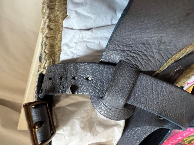 Scarpe estive in pelle n 37 carta da zucchero.