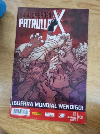 CÓMIC PATRULLA X GUERRA MUNDIAL WENDIGO