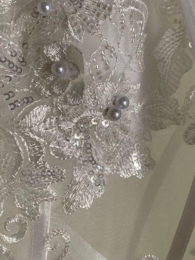 Vestido de novia de encaje floral Romántico