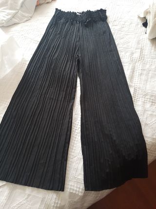 Pantaloni a palazzo plissettato estivi