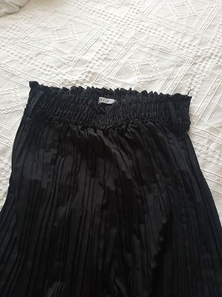 Pantaloni a palazzo plissettato estivi