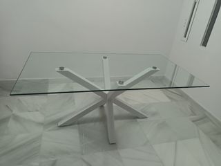 Mesa de cristal Kave home