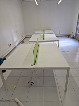 Mesas de oficina multipuestos