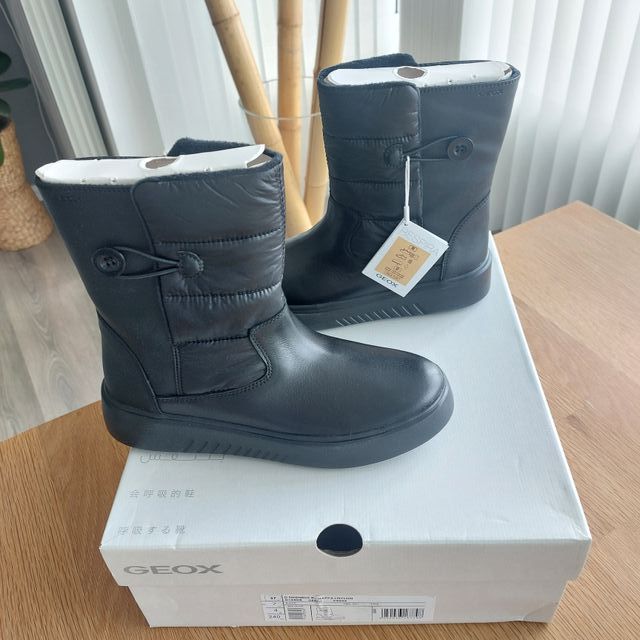 T37 Botas Geox Nhenbus Nuevas Piel y relleno frío