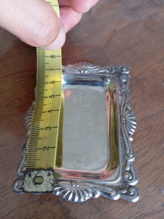 Antico piattino casato del Giglio 1900