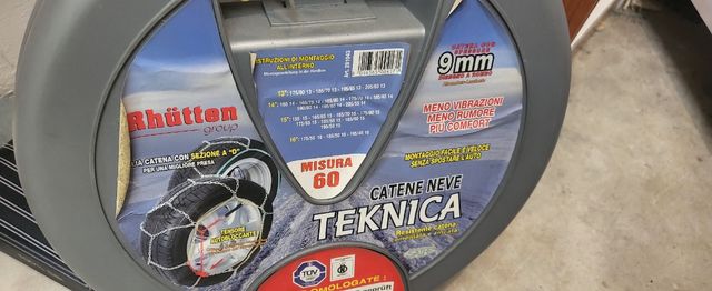 Catene da neve nuove (2 pezzi) teknica e fomul8