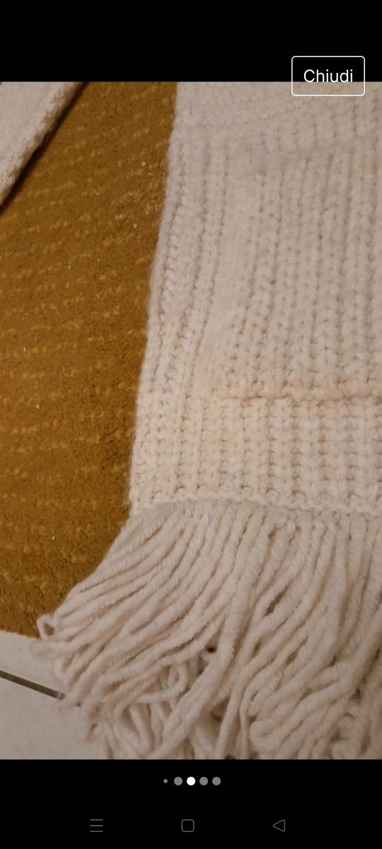 Cappottino bianco di lana