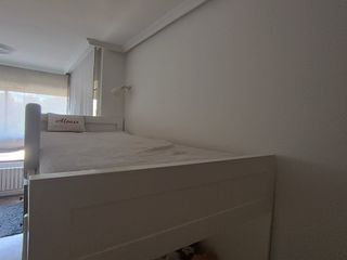 Conjunto camas tren lacadas blanco gris