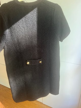 Vestido corto negro Massimo Dutti Chanel Mas