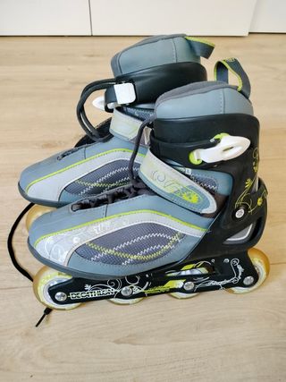 Patines adulto Talla 39,5 (25)+Proteccione+frenos