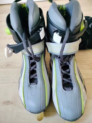 Patines adulto Talla 39,5 (25)+Proteccione+frenos