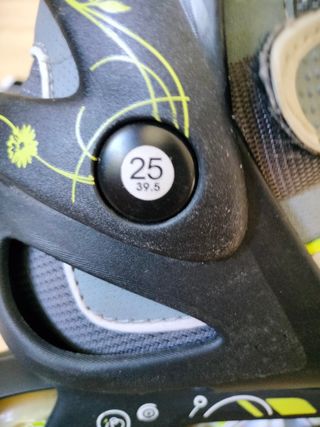 Patines adulto Talla 39,5 (25)+Proteccione+frenos