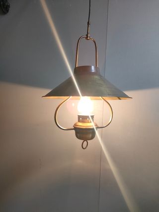 LAMPARA ANTIGUA INDUSTRIAL