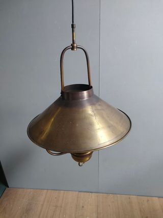 LAMPARA ANTIGUA INDUSTRIAL