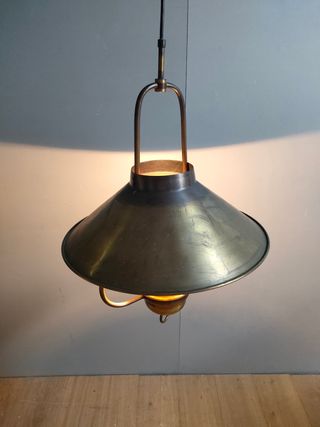 LAMPARA ANTIGUA INDUSTRIAL