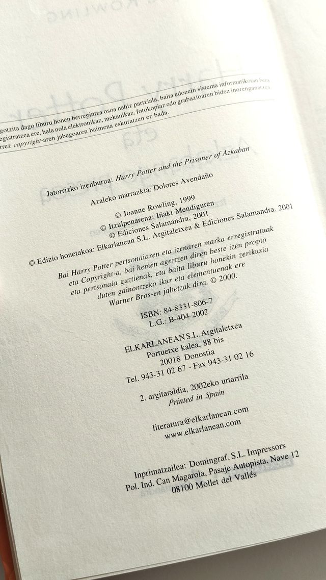 Harry Potter eta Azkabango Presoa
