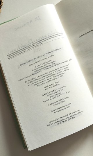 Harry Potter eta Sekretuen Ganbera 1ª EDICION