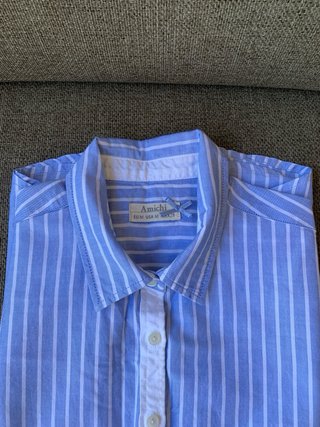 Camisa de rayas sin mangas de Amichi
