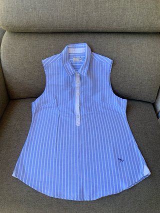 Camisa de rayas sin mangas de Amichi