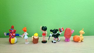 Lote figuras PVC antiguas