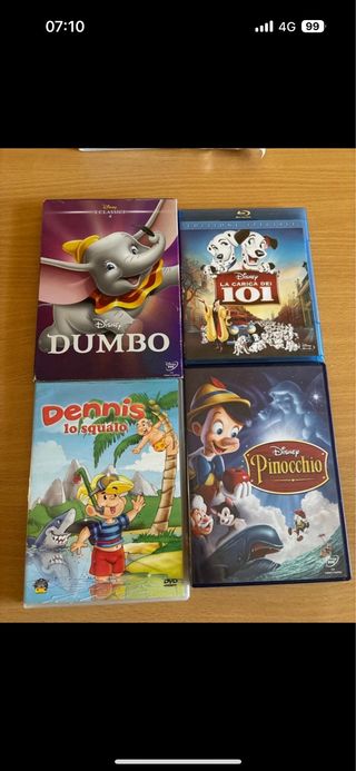 4 dvd ottime condizioni usati pochissimo