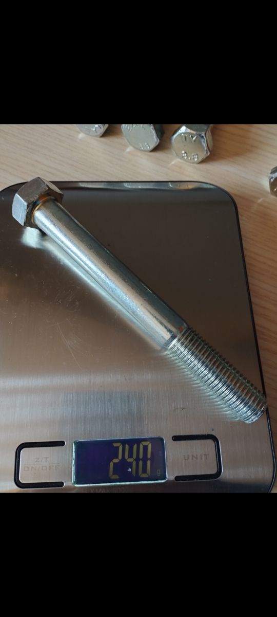 Lote tornillos exagonales.DIM-933.8.8zin