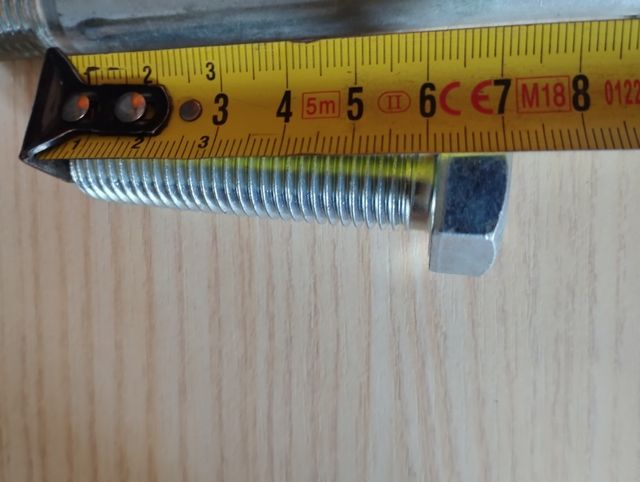 Lote tornillos exagonales.DIM-933.8.8zin