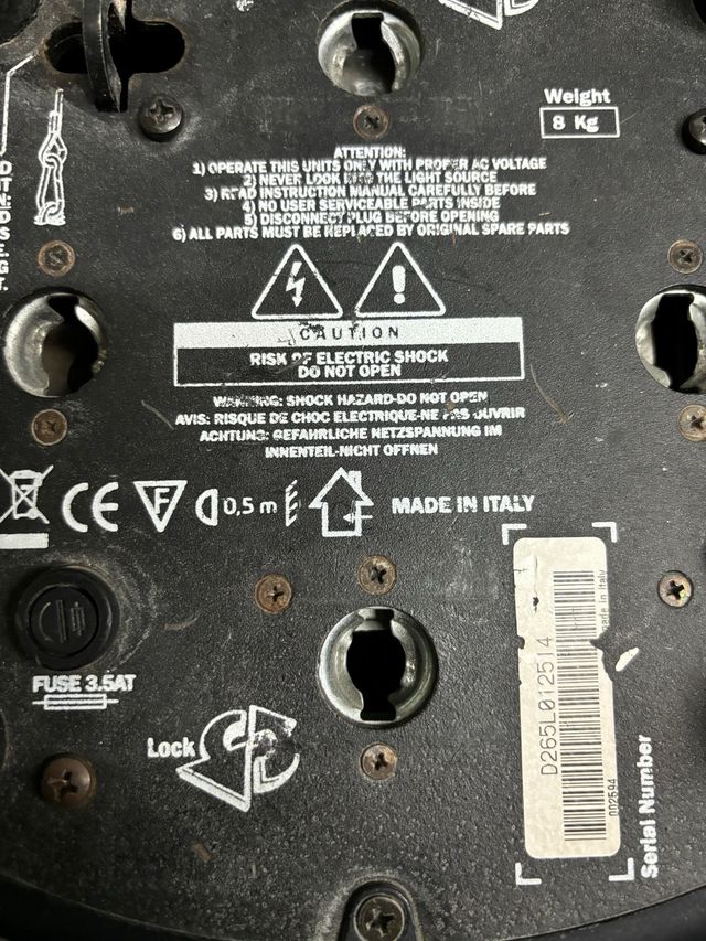 Cabeza Movil DTS Led