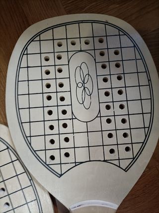 Raquetas de madera 