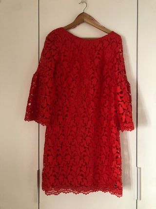 Vestido rojo de pedro del hierro
