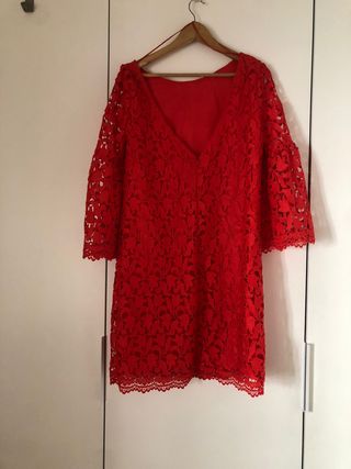 Vestido rojo de pedro del hierro