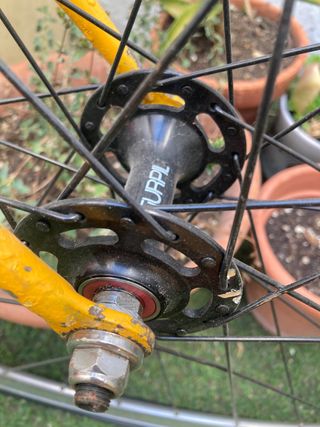 Bicicleta antigua fixie