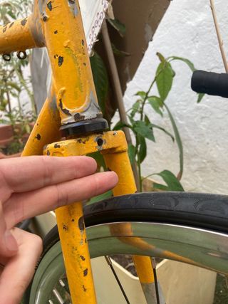 Bicicleta antigua fixie