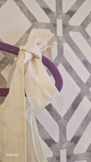 Minivestido  bordado antiguo y tul