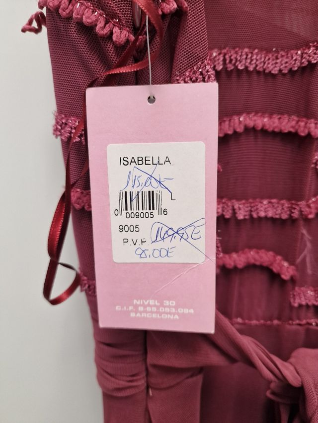 Vestido largo de fiesta