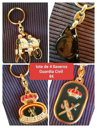 GUARDIA CIVIL LLAVEROS Y INSIGNIAS