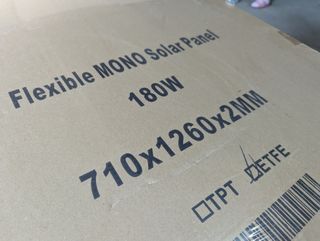 Placa Solar Flexible 180w