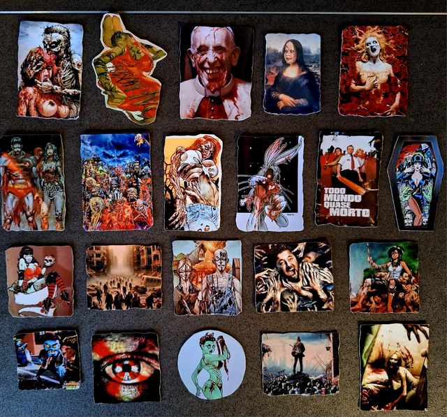 PEGATINAS ZOMBIES