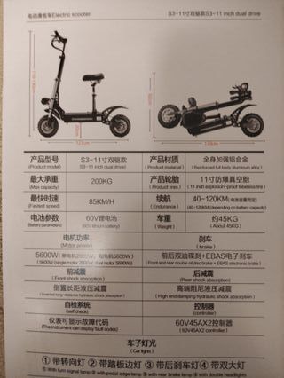 Patinete eléctrico adultos.