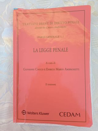 LIBRO - LA LEGGE PENALE